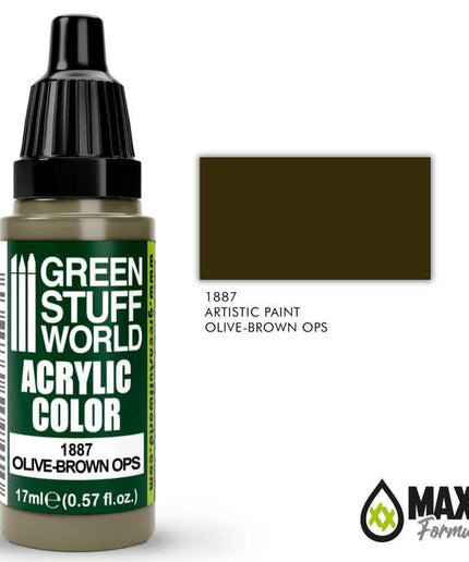 GSW Acrylic Color OLIVE-BROWN OPS
