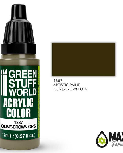 GSW Acrylic Color OLIVE-BROWN OPS
