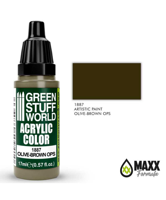 GSW Acrylic Color OLIVE-BROWN OPS