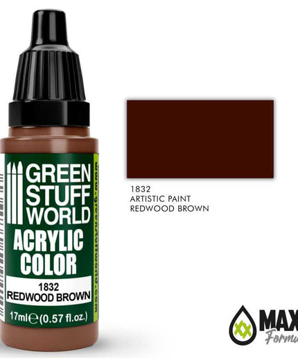 GSW Acrylic Color REDWOOD BROWN