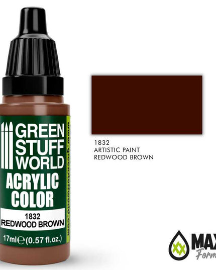 GSW Acrylic Color REDWOOD BROWN