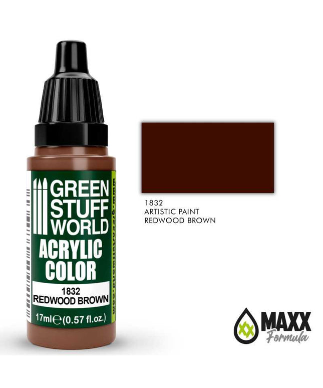GSW Acrylic Color REDWOOD BROWN