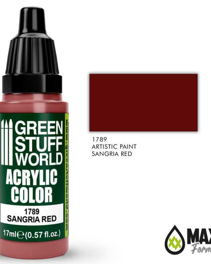 GSW Acrylic Color SANGRIA RED
