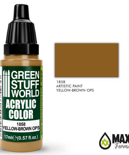GSW Acrylic Color YELLOW-BROWN OPS