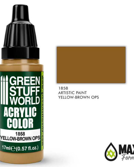 GSW Acrylic Color YELLOW-BROWN OPS