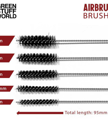 GSW Airbrush Cleaning BRUSHES set