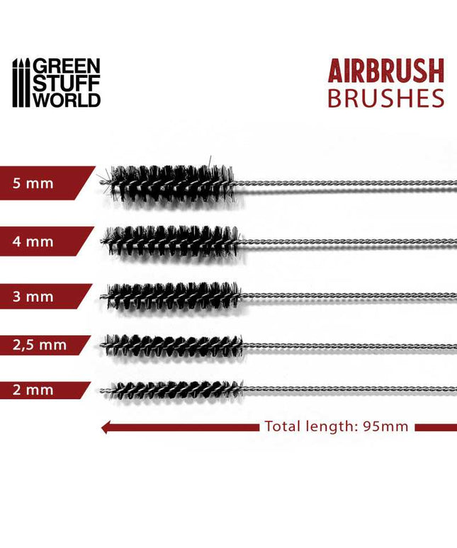 GSW Airbrush Cleaning BRUSHES set