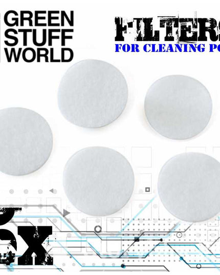 GSW Airbrush Cleaning Pot Filters