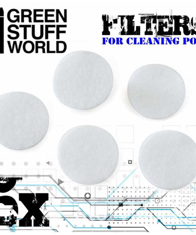 GSW Airbrush Cleaning Pot Filters