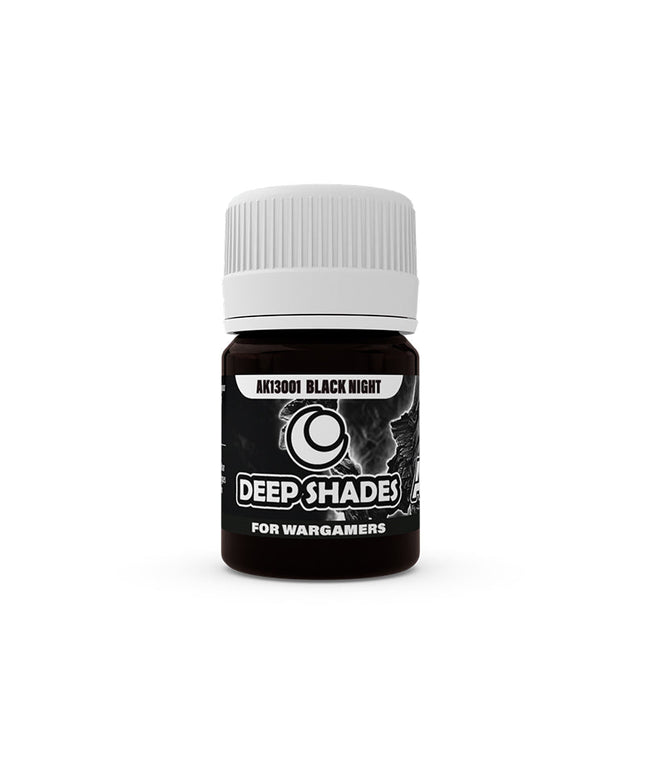 AK ACRYLIC AK13001 BLACK NIGHT - Deep Shade 30ml