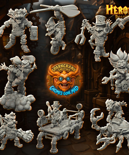 Sparkcrank Smiths- Gnome tinkereres (Bundle)