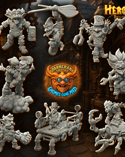 Sparkcrank Smiths- Gnome tinkereres (Bundle)