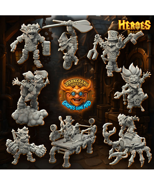 Sparkcrank Smiths- Gnome tinkereres (Bundle)