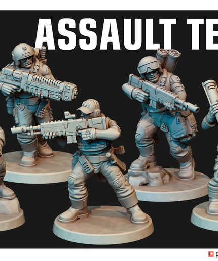 Assault Team X5 MINIATURES