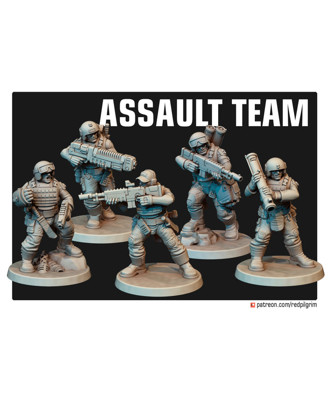 Assault Team X5 MINIATURES