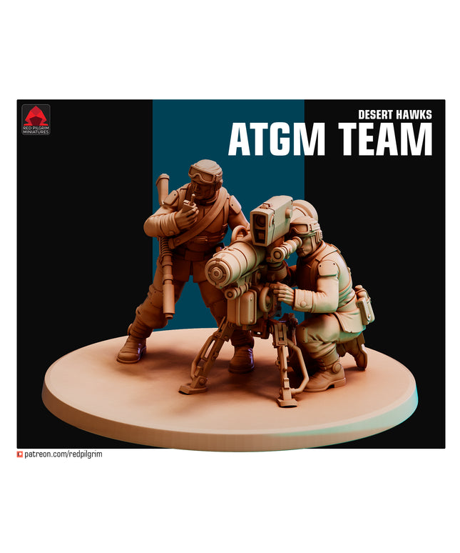 Desert Hawks ATGM Team MINIATURE