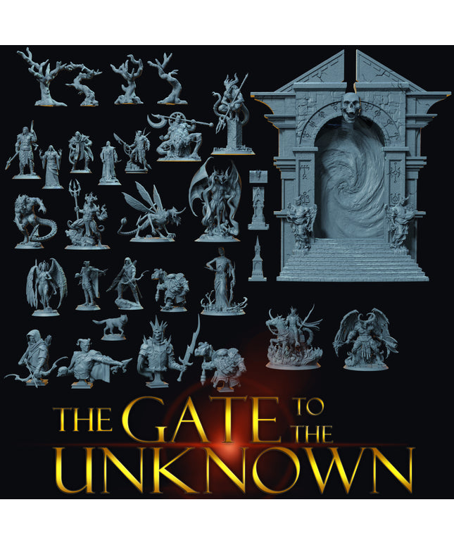 The Gate to the Unknown / Full Set 19 Minis + Scenary + Busts