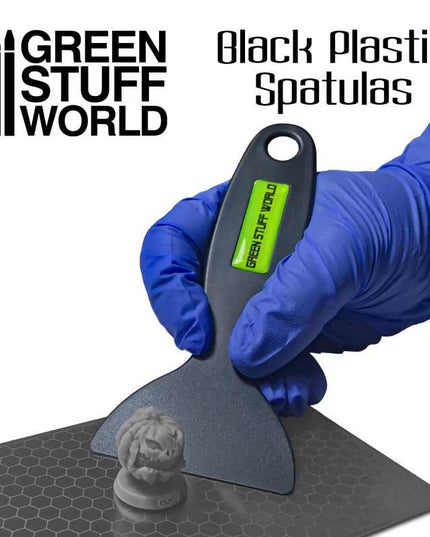 Black Plastic Spatulas - 3D printer
