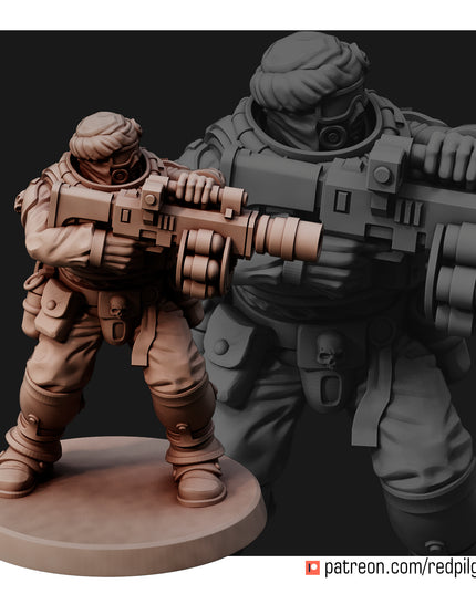 Desert Hawks Command Squad X5 MINIATURES