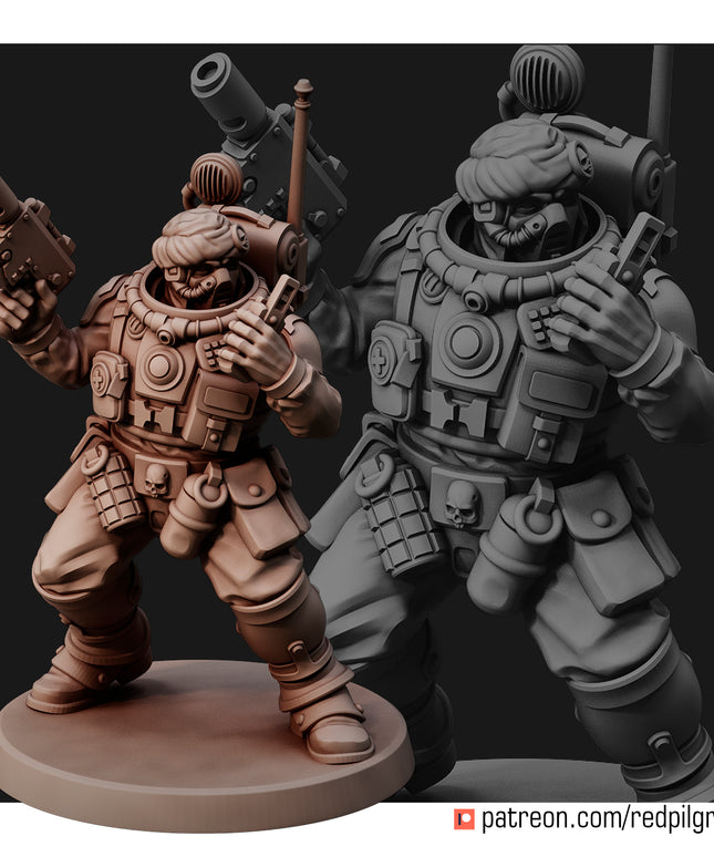 Desert Hawks Command Squad X5 MINIATURES