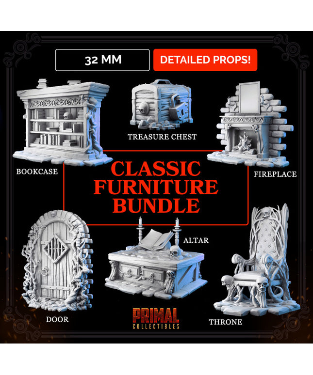 32mm Props and furnitures - MASTERS OF DUNGEONS QUEST