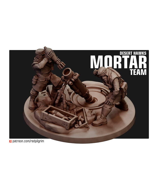 Desert Hawks Mortar Team MINIATURE