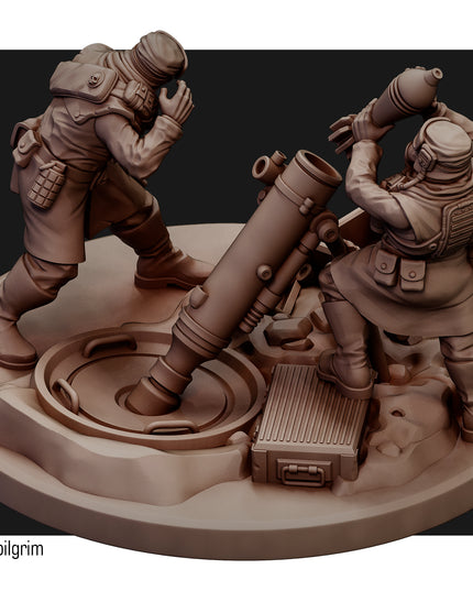 Desert Hawks Mortar Team MINIATURE