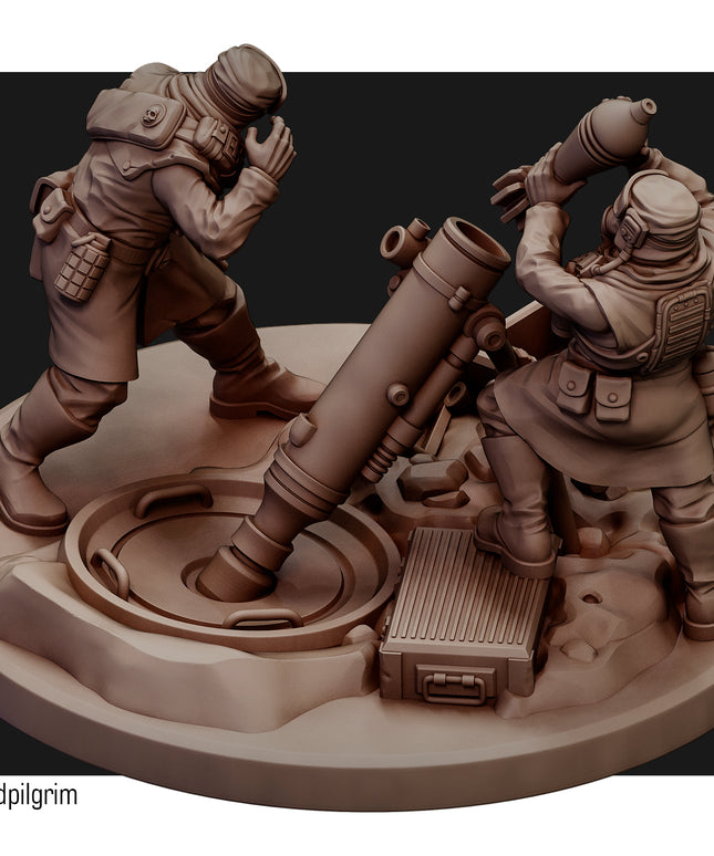 Desert Hawks Mortar Team MINIATURE