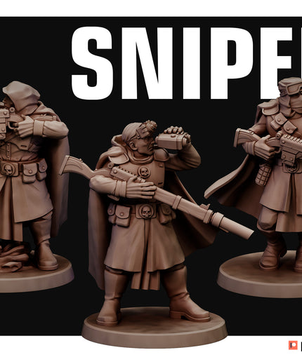 Desert Hawks Snipers X3 MINIATURES