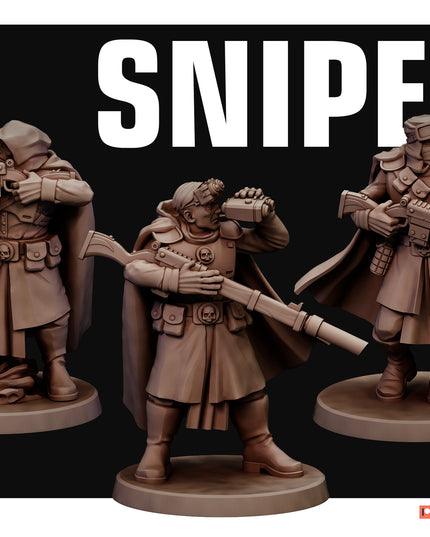 Desert Hawks Snipers X3 MINIATURES
