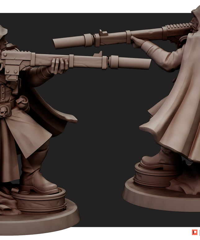 Desert Hawks Snipers X3 MINIATURES