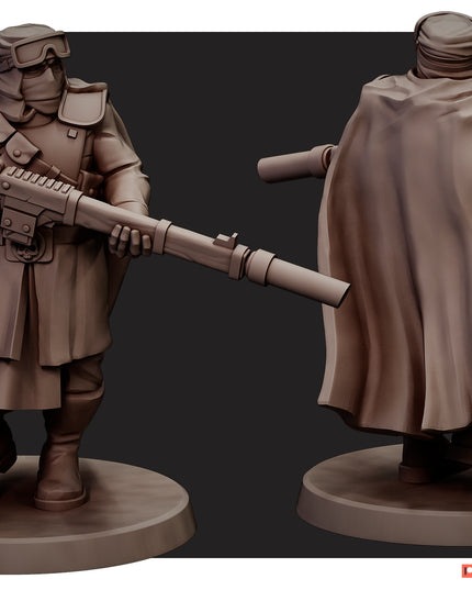 Desert Hawks Snipers X3 MINIATURES