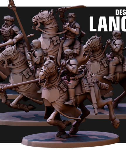 Desert Hawks Lancers X5 MINIATURES