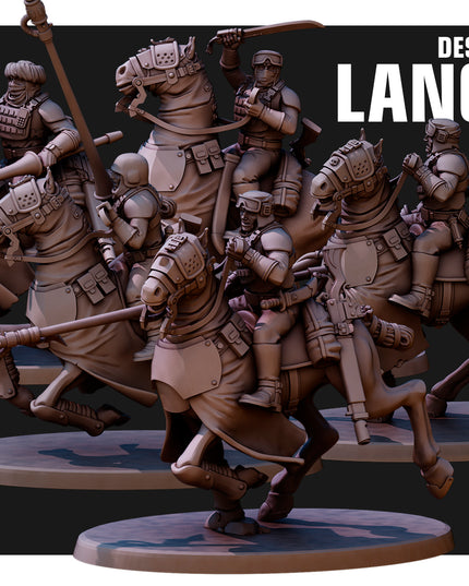 Desert Hawks Lancers X5 MINIATURES