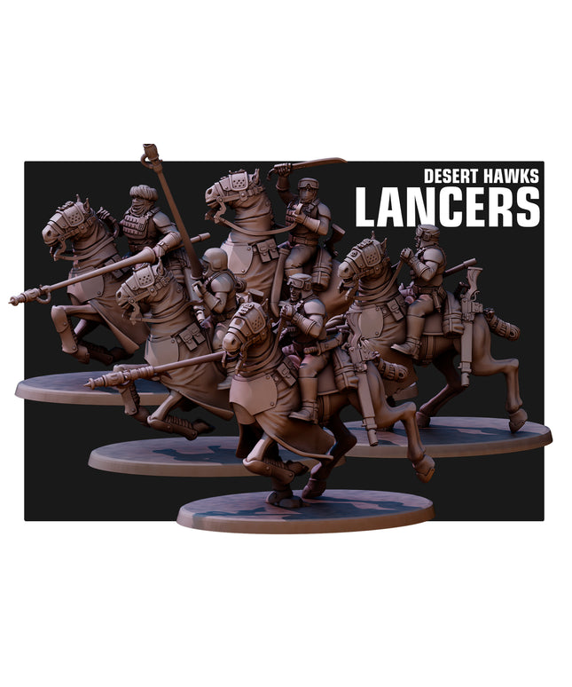 Desert Hawks Lancers X5 MINIATURES