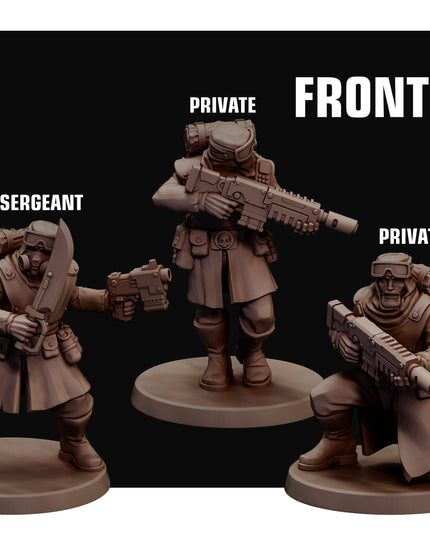 Desert Hawks Frontline Team X5 MINIATURES