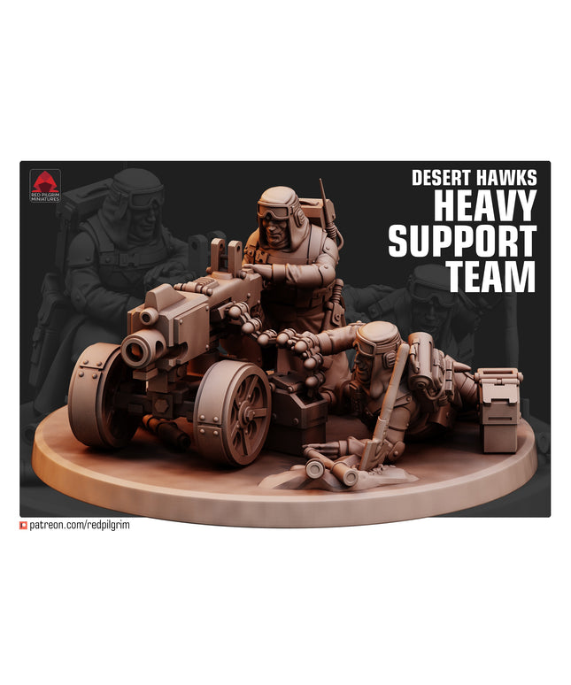 Desert Hawks Heavy Support Team MINIATURE