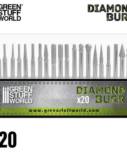 GSW Diamond Burr Set with 20 tips