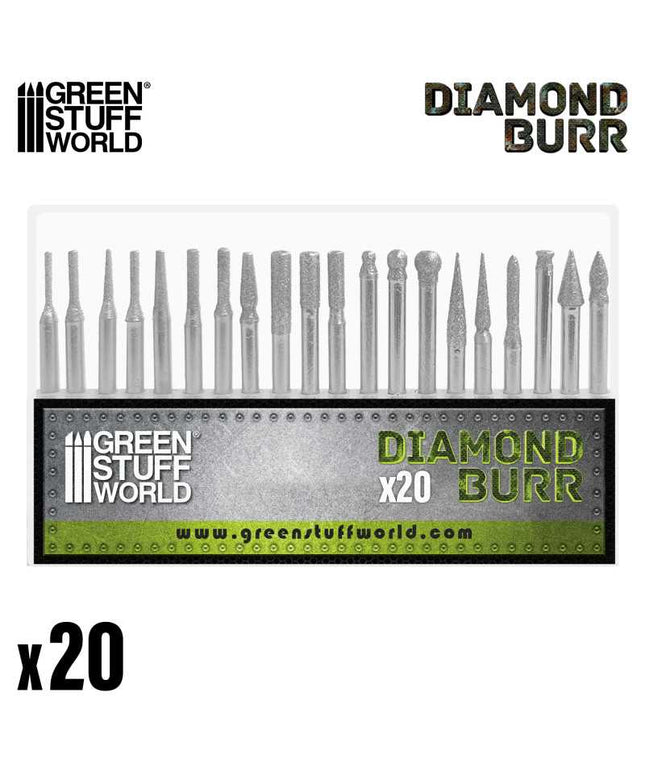 GSW Diamond Burr Set with 20 tips