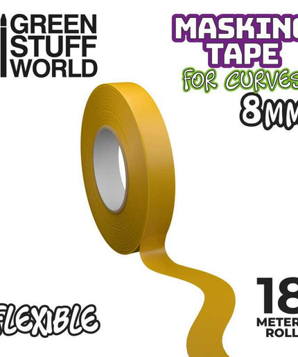 GSW Flexible Masking Tape - 8mm