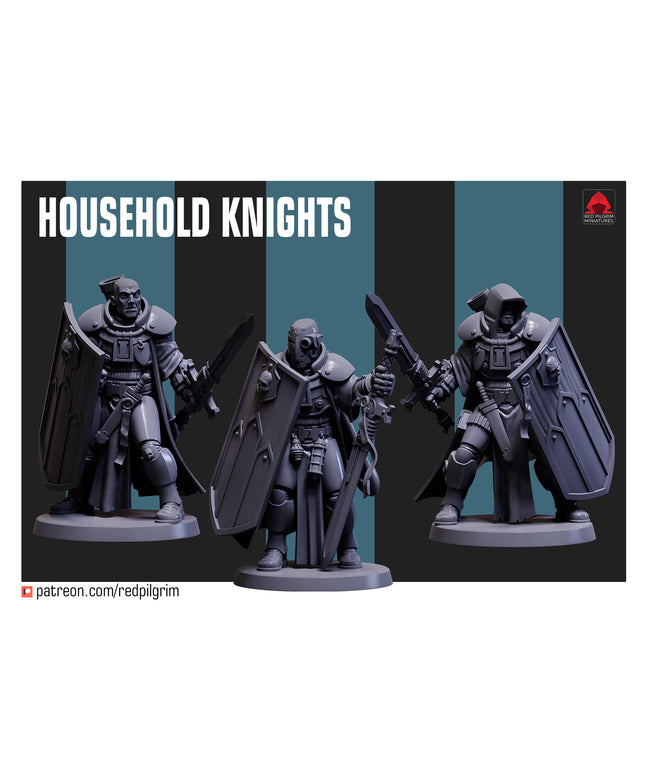 Household Knights X3 MINIATURES