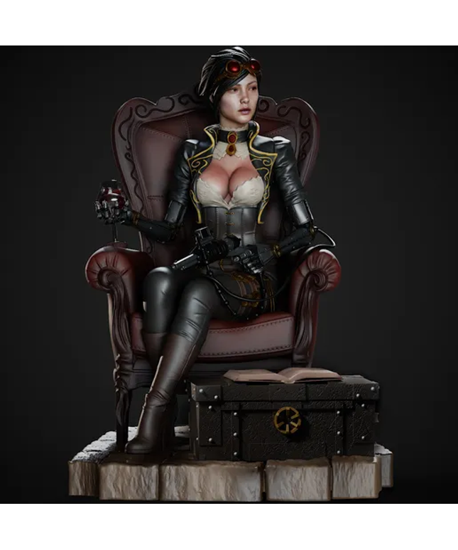 CA 3D Studios – Lady Mechanika Statue Multiparts 1/6