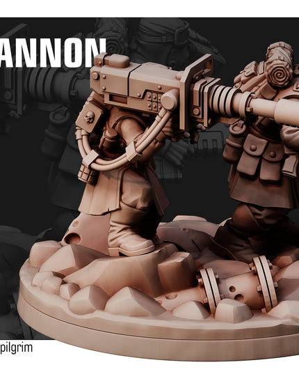Desert Hawks Lascannon Team MINIATURE