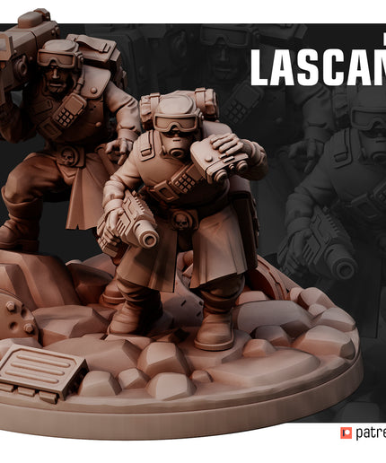 Desert Hawks Lascannon Team MINIATURE