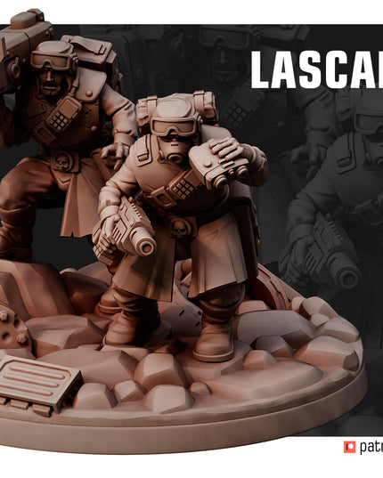 Desert Hawks Lascannon Team MINIATURE