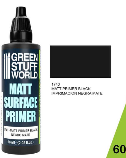 GSW  Matt Surface Primer 60ml - Black