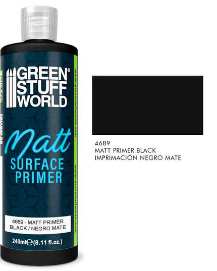 GSW  Matt Surface Primer 240ml - Black
