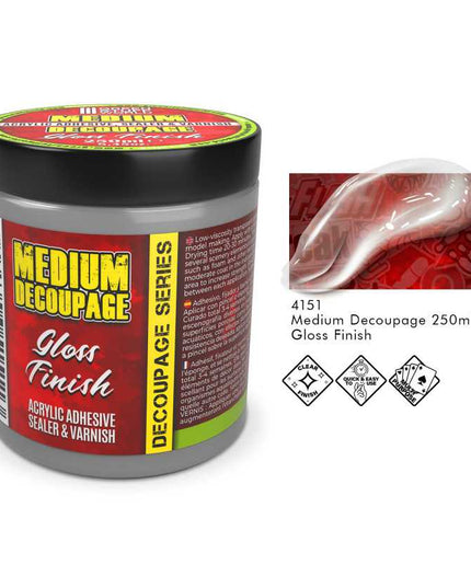 GSW Decoupage Medium Gloss 250ml