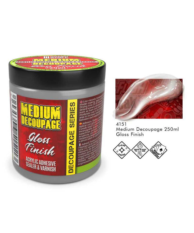 GSW Decoupage Medium Gloss 250ml