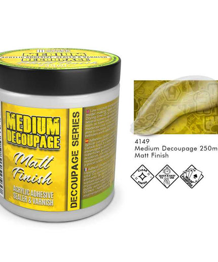 GSW Decoupage Medium Matt 250ml